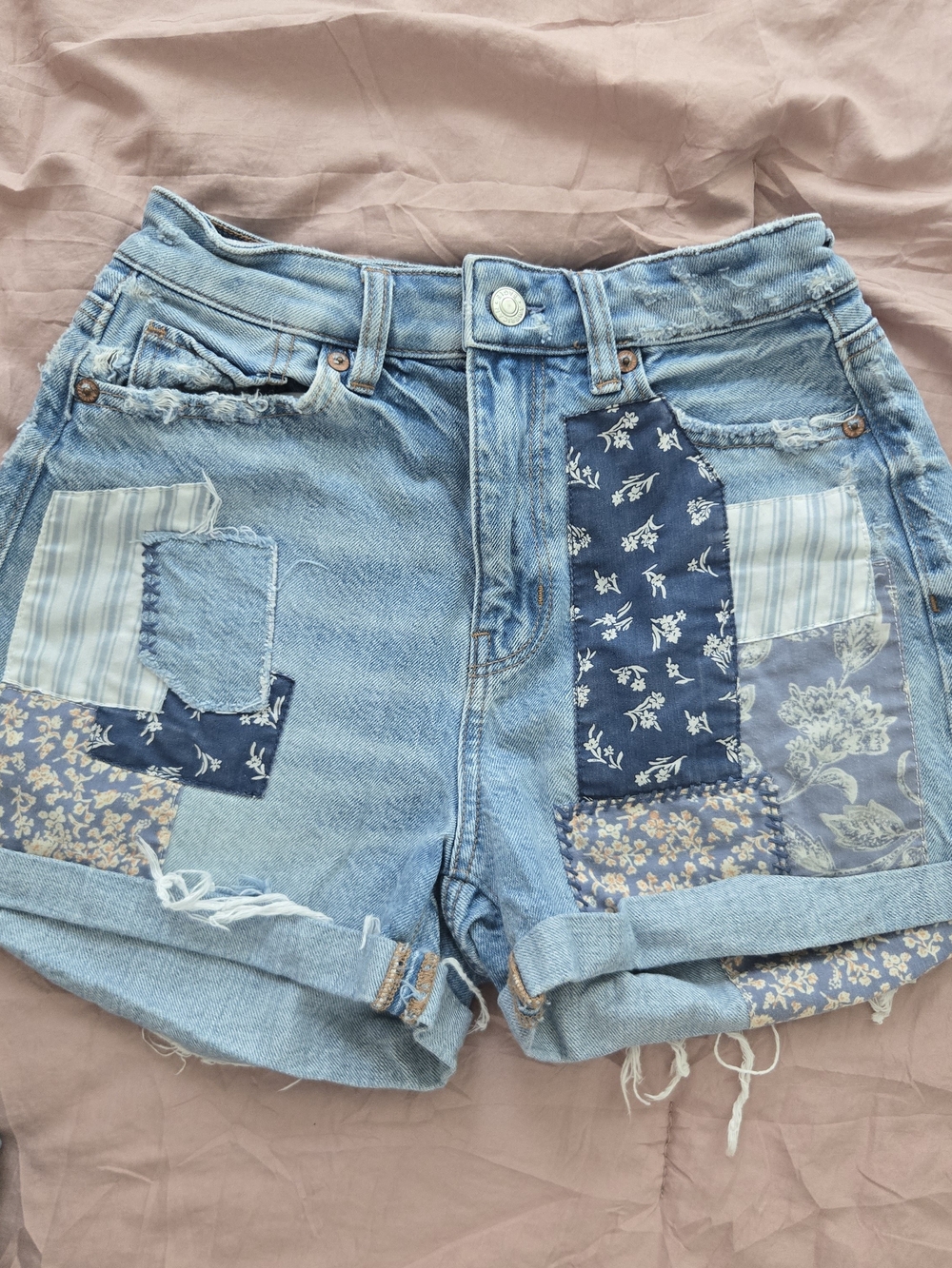 American Eagle Outfitters Light Blue Shorts